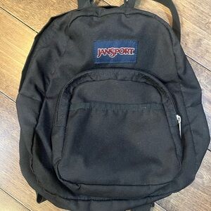 JanSport Half Pint Mini Black Backpack